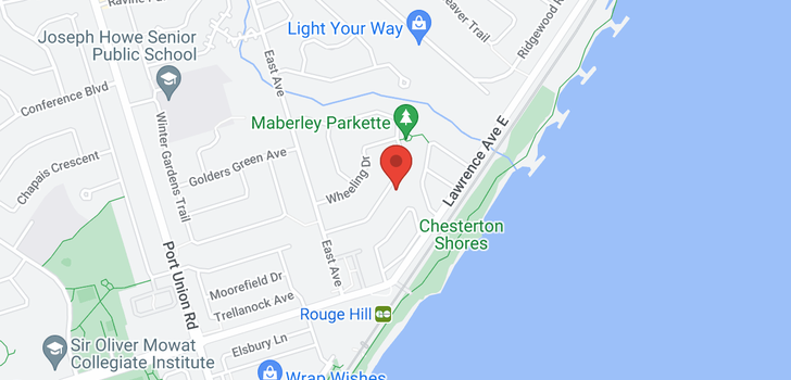 map of 108 Maberley Cres